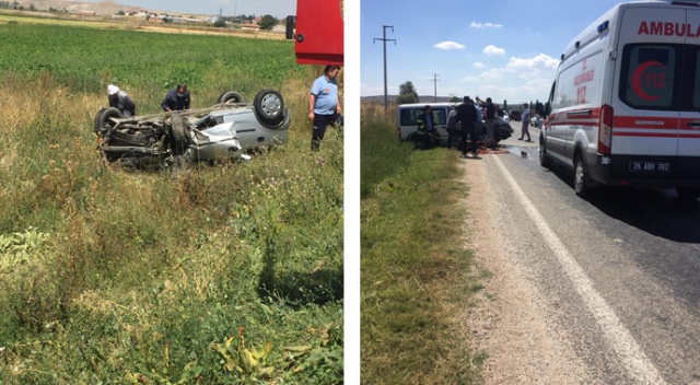Eskişehir'de trafik kazası: 1 ölü, 3 yaralı Eskişehir'de trafik kazası: 1 ölü, 3 yaralı