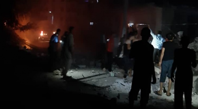 İdlib&#039;de evde patlama: 1 ölü, 5 yaralı