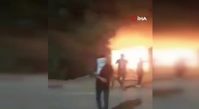 Irak’ta göstericiler meclis ofisini ateşe verdi
