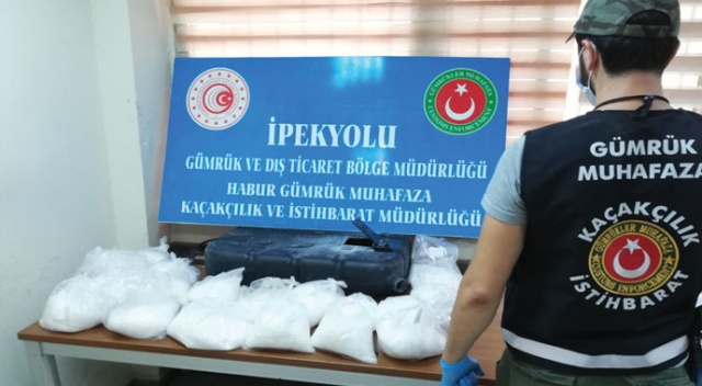 Irak'tan gelen bir tırda 18 kilogram uyuşturucu yakalandı