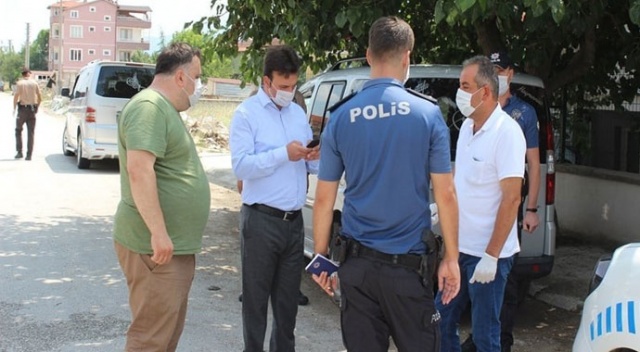 Isparta’nın Senirkent ilçesinde 6 vaka görülen bina karantinaya alındı