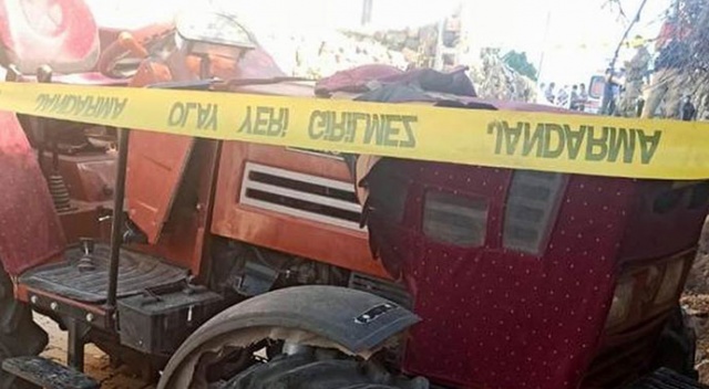 Kilis'te traktör devrildi: 1 ölü, 1 yaralı Kilis'te traktör devrildi: 1 ölü, 1 yaralı