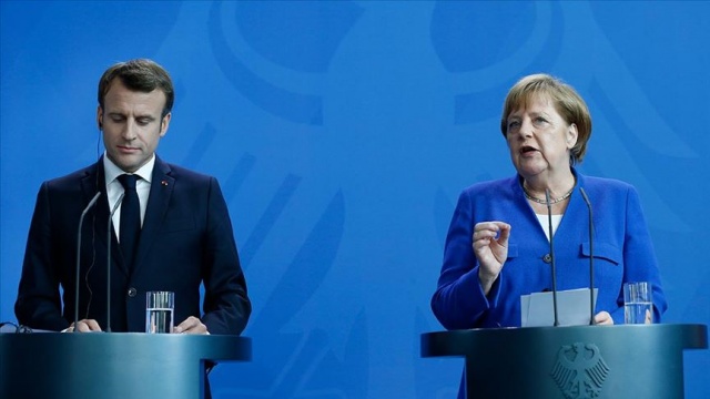 Macron ve Merkel&#039;den &#039;Doğu Akdeniz&#039; açıklaması