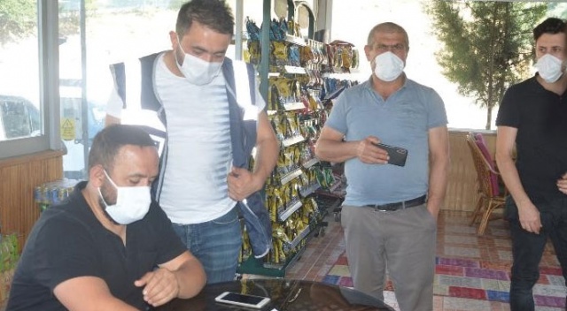 Maske takmayanlara tutanak tutuldu