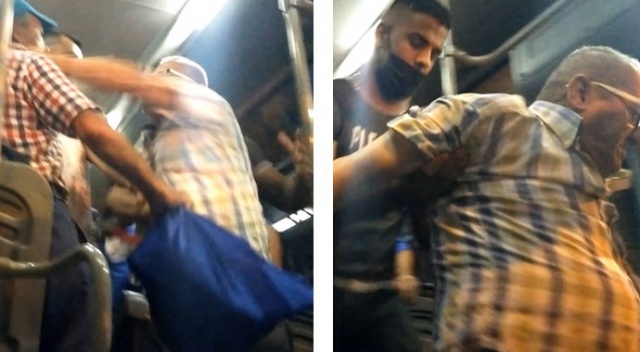 Minibüste yaşlıların maske kavgasında yumruklar konuştu Minibüste yaşlıların maske kavgasında yumruklar konuştu