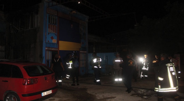 Oksijen dolum işletmesinde korkutan yangın Oksijen dolum işletmesinde korkutan yangın