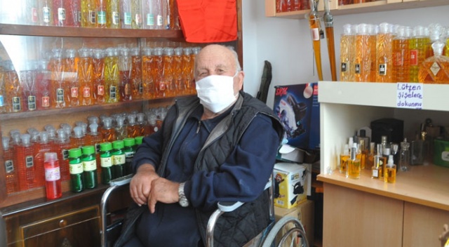 'Kolonyacı Amca' hayatını kaybetti 'Kolonyacı Amca' hayatını kaybetti
