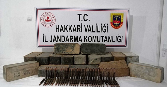 "Yıldırım-2 Cilo Operasyonu"nda uçaksavar mühimmat ele geçirildi "Yıldırım-2 Cilo Operasyonu"nda uçaksavar mühimmat ele geçirildi