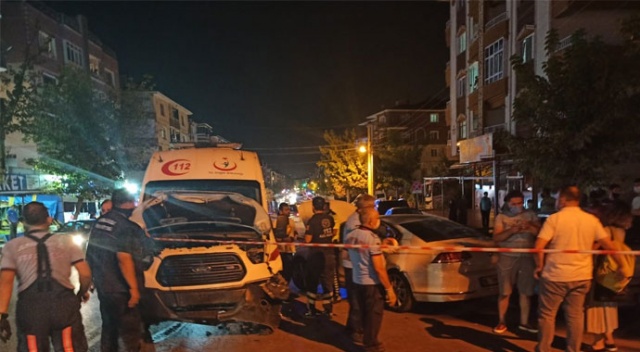 Ankara'da ambulans kaza yaptı: 3 yaralı