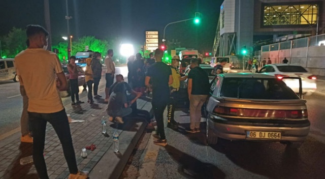 Ankara'da zincirleme kaza: 4 kişi yaralandı Ankara'da zincirleme kaza: 4 kişi yaralandı