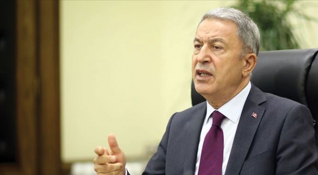 Bakan Akar'dan Doğu Akdeniz mesajı: 'Bir şey yapmalarına gerek yok, sussunlar yeter'
