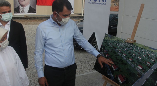 Bakan Kurum, tarımköy konutlarında incelemelerde bulundu Bakan Kurum, tarımköy konutlarında incelemelerde bulundu