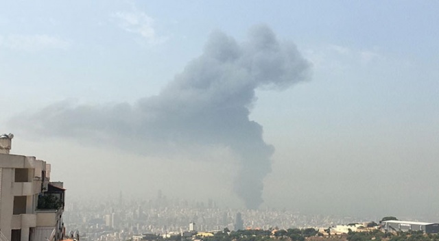 Beyrut Limanı&#039;nda yangın!