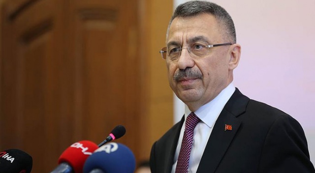 Cumhurbaşkanı Yardımcısı Oktay&#039;dan Fransa Cumhurbaşkanı Macron&#039;a tepki