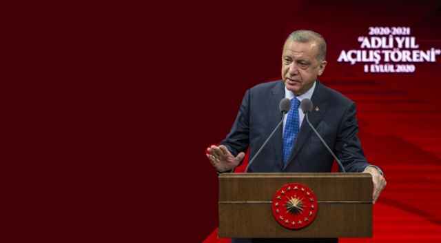 Erdoğan Adli yıl açılış töreninde konuştu: Terörün avukatı olmayın Erdoğan Adli yıl açılış töreninde konuştu: Terörün avukatı olmayın