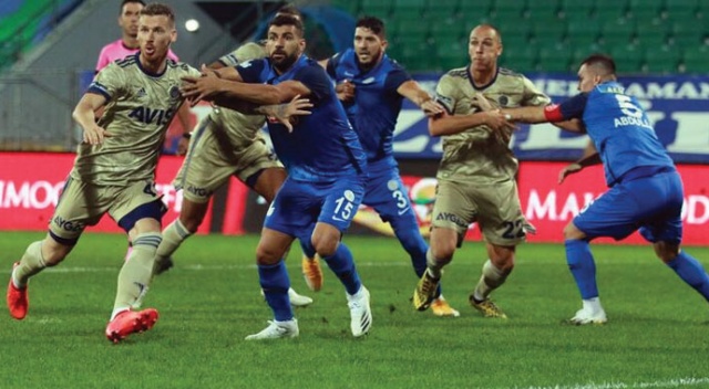 Fenerbahçe, deplasmanda Rizespor'u 2-1 mağlup etti