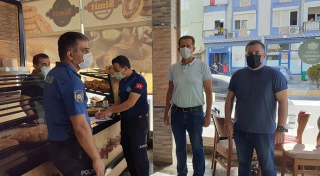 Korkuteli’nde maske, mesafe ve hijyen denetimi
