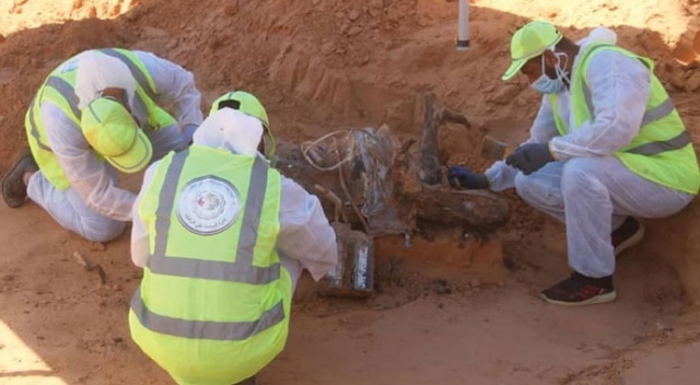 Libya'da Hafter'den kurtarılan Terhune'de yeni toplu mezar bulundu