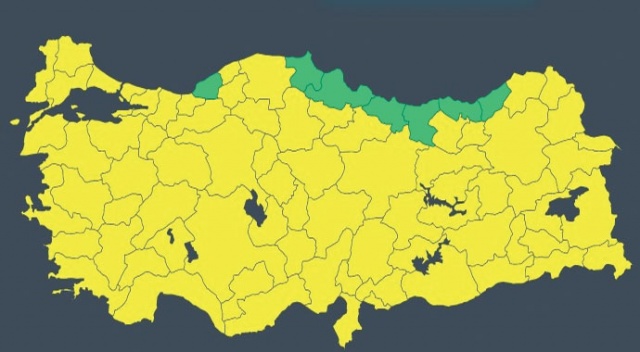 Meteorolojiden 74 ile sarı kodlu uyarı: Hafta sonuna kadar dikkat! Meteorolojiden 74 ile sarı kodlu uyarı: Hafta sonuna kadar dikkat!