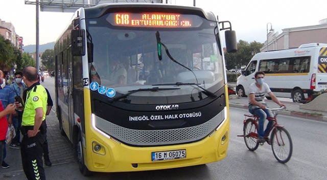 Otobüs şoförü, maske takmayan yolcuyu polise ihbar etti