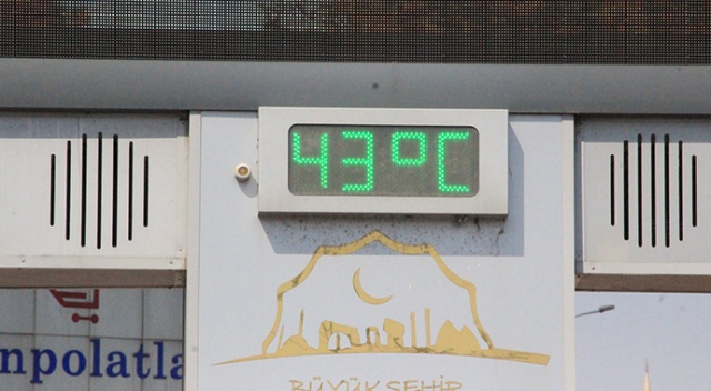 Şanlıurfa’da bunaltıcı sıcaklık etkisini sürdürüyor