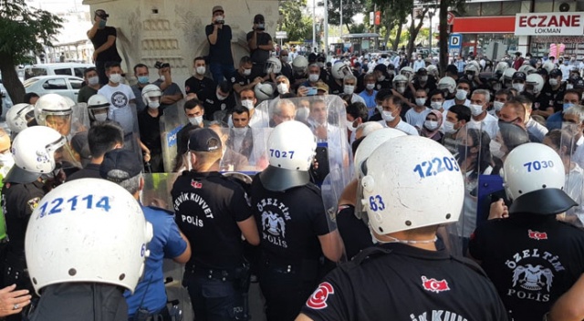 Şanlıurfa’da HDP’nin izinsiz gösterisinde 5 gözaltı Şanlıurfa’da HDP’nin izinsiz gösterisinde 5 gözaltı