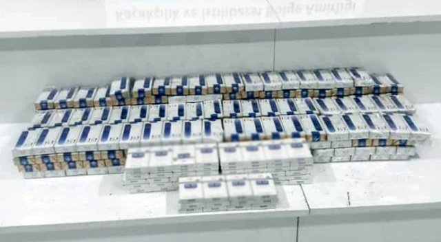 Sınır kapısında 710 paket kaçak sigara ele geçirildi