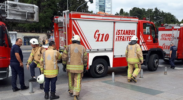 Şişli'de AVM'de yangın paniği