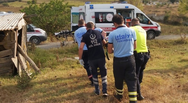 Tekirdağ’da feci kaza: 4 yaralı Tekirdağ’da feci kaza: 4 yaralı
