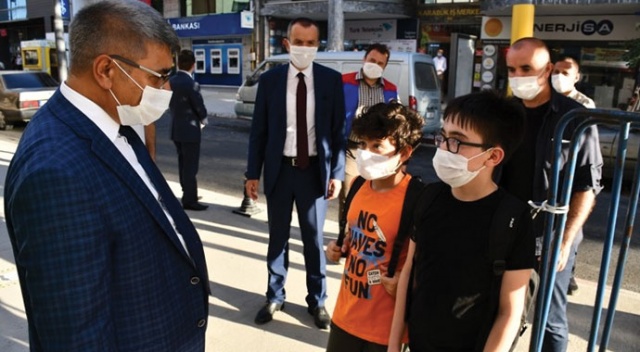 Vali "sağlık için" denetim yaptı