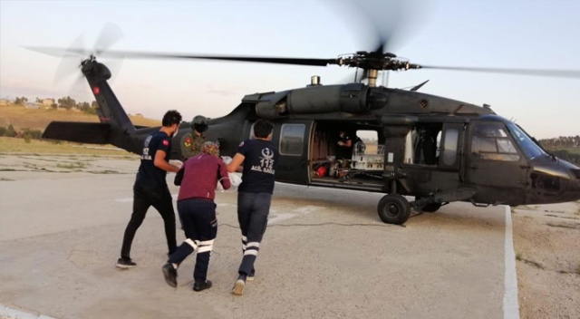Yeni doğmuş bebek için helikopter