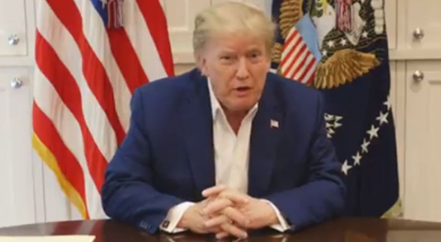 ABD Başkanı Trump&#039;tan hastaneye kaldırıldıktan sonra ilk açıklama