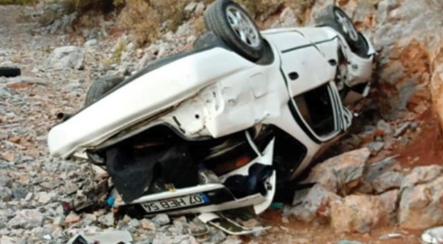 Alanya’da otomobil uçuruma yuvarlandı: 1 ölü, 1 ağır yaralı