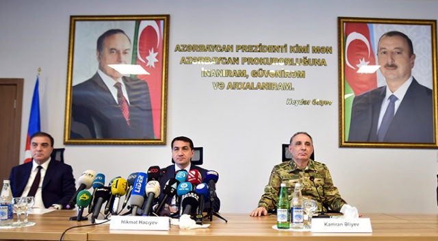 Azerbaycan Cumhurbaşkanı Müşaviri Hacıyev: 'Savaş suçudur' Azerbaycan Cumhurbaşkanı Müşaviri Hacıyev: 'Savaş suçudur'
