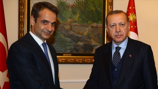 Cumhurbaşkanı Erdoğan, Yunanistan Başbakanı Miçotakis ile görüştü Cumhurbaşkanı Erdoğan, Yunanistan Başbakanı Miçotakis ile görüştü