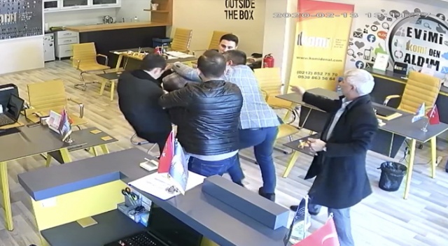 Emlak ofisinde eski ortağa meydan dayağı Emlak ofisinde eski ortağa meydan dayağı