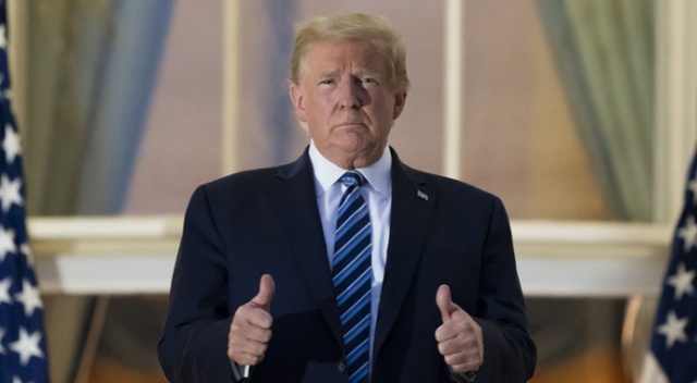 Hastaneden çıkan Trump'tan ilk açıklama Hastaneden çıkan Trump'tan ilk açıklama