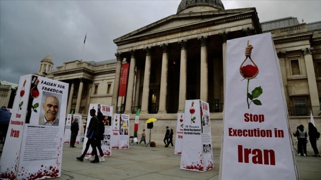 İran&#039;daki idamlar Londra&#039;da protesto edildi