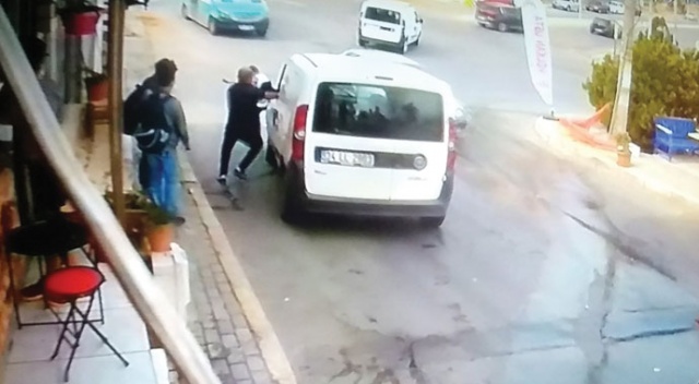 İzmir’deki kahramanlık anları güvenlik kamerasında