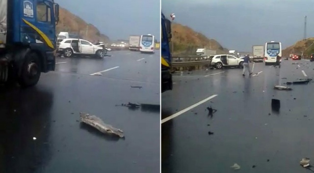 Kuzey Marmara Otoyolu’nda feci kaza: 2 ölü, 3 yaralı