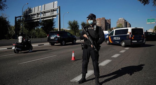 Madrid&#039;de Covid-19 sebebiyle olağanüstü hal ilan edildi