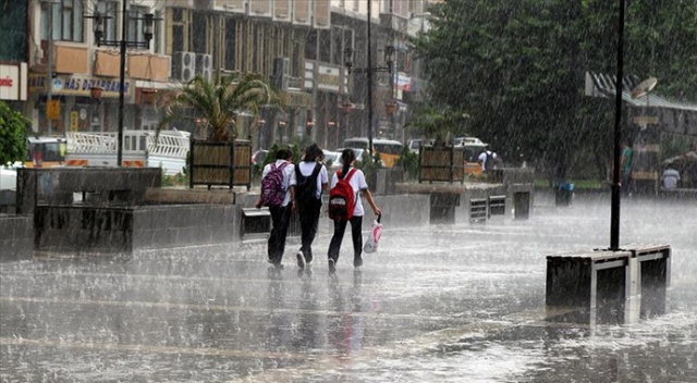 Meteorolojiden 5 il için sağanak uyarısı