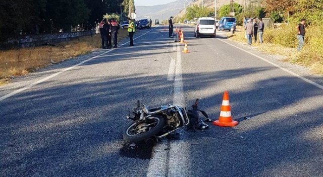 Söke'de motosiklet sürücüsü feci şekilde öldü