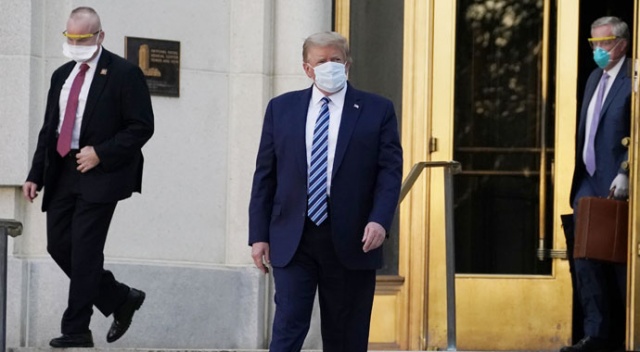 Trump hastaneden taburcu oldu Trump hastaneden taburcu oldu