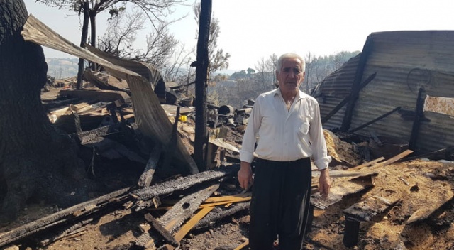 Yangında evleri yanan aile: Canımızı zor kurtardık
