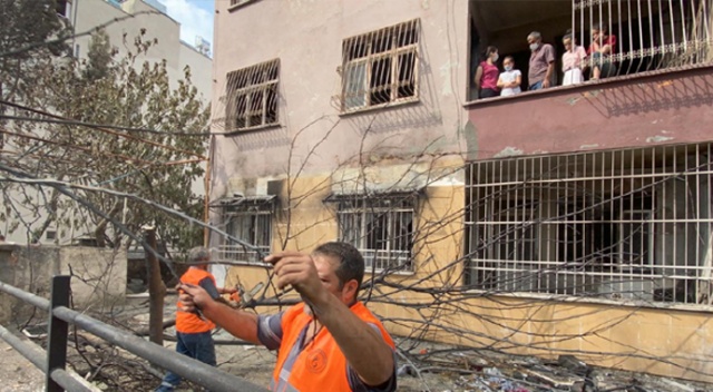 Yangından geriye kalanlara hüzünlü bakış