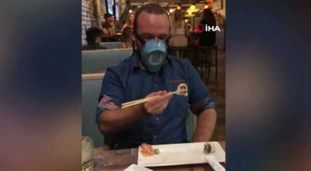 Yemek yerken bile çıkarılmayan &#039;otomatik maske&#039; üretildi