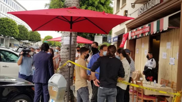 ABD'de Ermeni grubun Türk restoranına yaptığı saldırıya tepkiler sürüyor