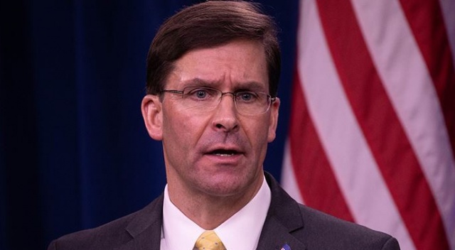 Pentagon'dan Esper'in istifa edeceği haberlerine yalanlama Pentagon'dan Esper'in istifa edeceği haberlerine yalanlama
