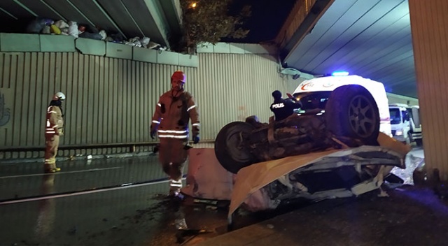 Avcılar’da otomobil köprüden uçtu: 1’i ağır 3 yaralı Avcılar’da otomobil köprüden uçtu: 1’i ağır 3 yaralı